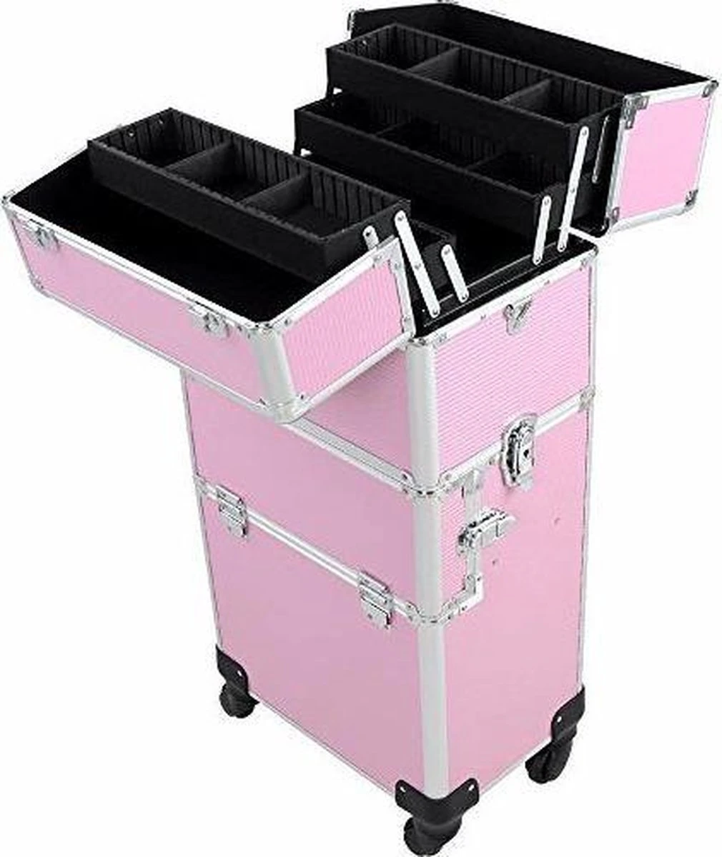 Trolley Nagelkoffer Nagelstyliste Koffer - Beautycase 8 Trolley Nagelkoffer Nagelstyliste Koffer - Beautycase - Afbeelding 6