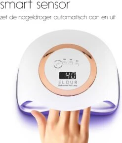 Eldur® Nageldroger - Nagellamp 168W - Gelnagels UV Lamp Nagels - Gellak Lamp -Max Factor Winkel 1018x1200 6