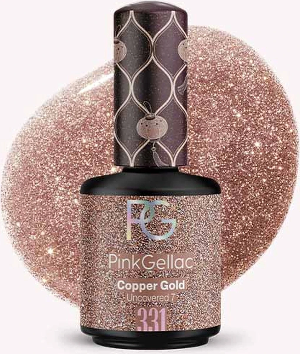 Pink Gellac - Copper Gold - Gellak - Goud - 15 Ml 3 Pink Gellac - Copper Gold - Gellak - Goud - 15 Ml