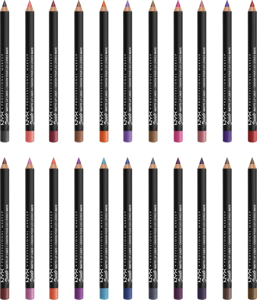 NYX Professional Makeup Suede Matte Lip Liner - SMLLT04 Soft Spoken - Lippenpotlood - 1 Gr 6 NYX Professional Makeup Suede Matte Lip Liner - SMLLT04 Soft Spoken - Lippenpotlood - 1 Gr - Afbeelding 4