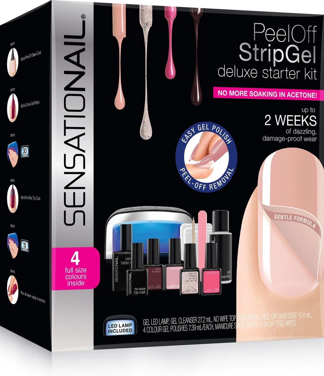 SensatioNail Stripgel DeLuxe Starterkit 5 SensatioNail Stripgel DeLuxe Starterkit - Afbeelding 3
