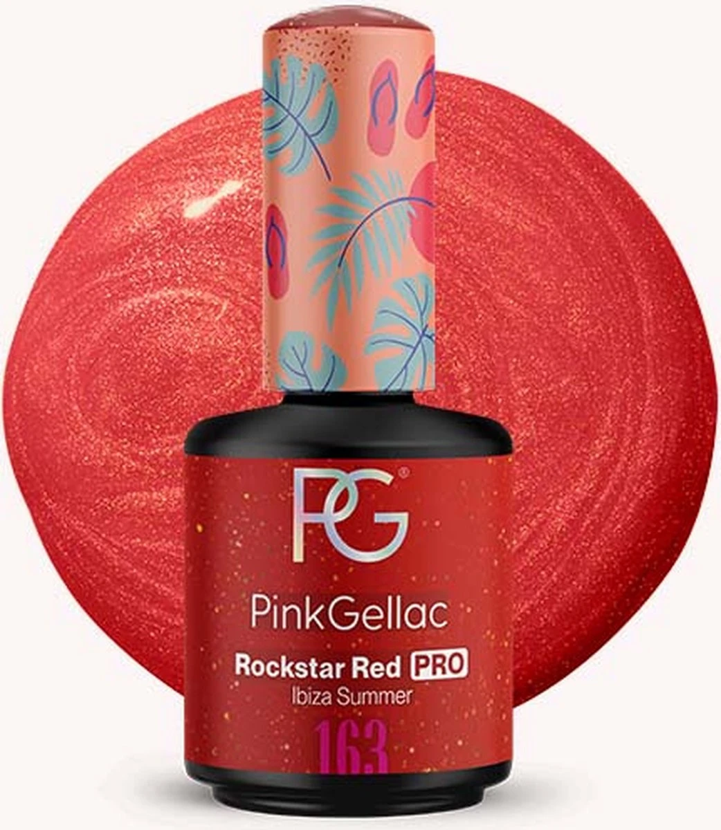 Pink Gellac - Rockstar Red - Gellak - Vegan - Rood - Glanzend - 15ml 12 Pink Gellac - Rockstar Red - Gellak - Vegan - Rood - Glanzend - 15ml - Afbeelding 10