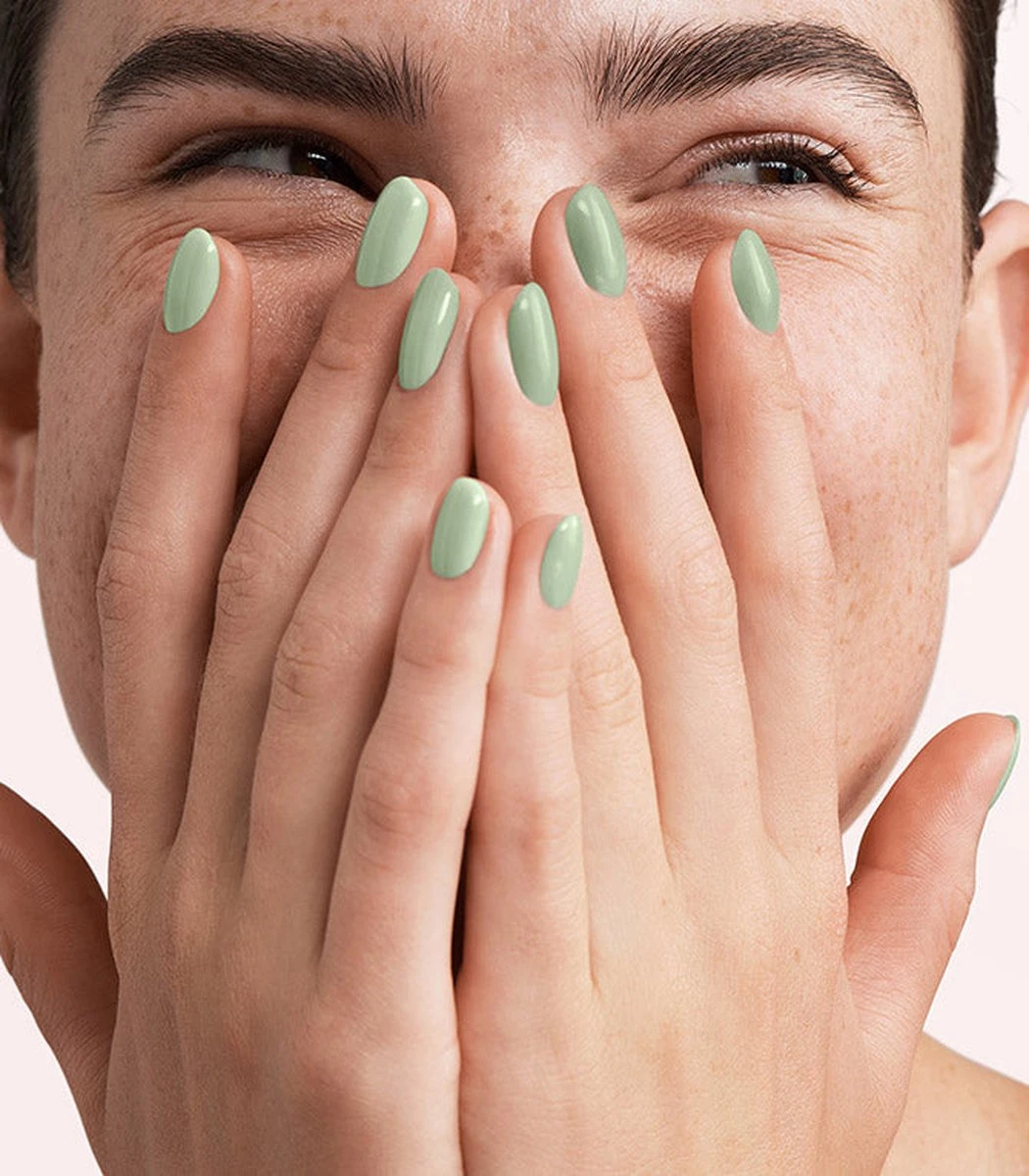 Pink Gellac - Gentle Jade - Gellak - Vegan - Groen - Satijnen Finish - 15 Ml 4 Pink Gellac - Gentle Jade - Gellak - Vegan - Groen - Satijnen Finish - 15 Ml - Afbeelding 2