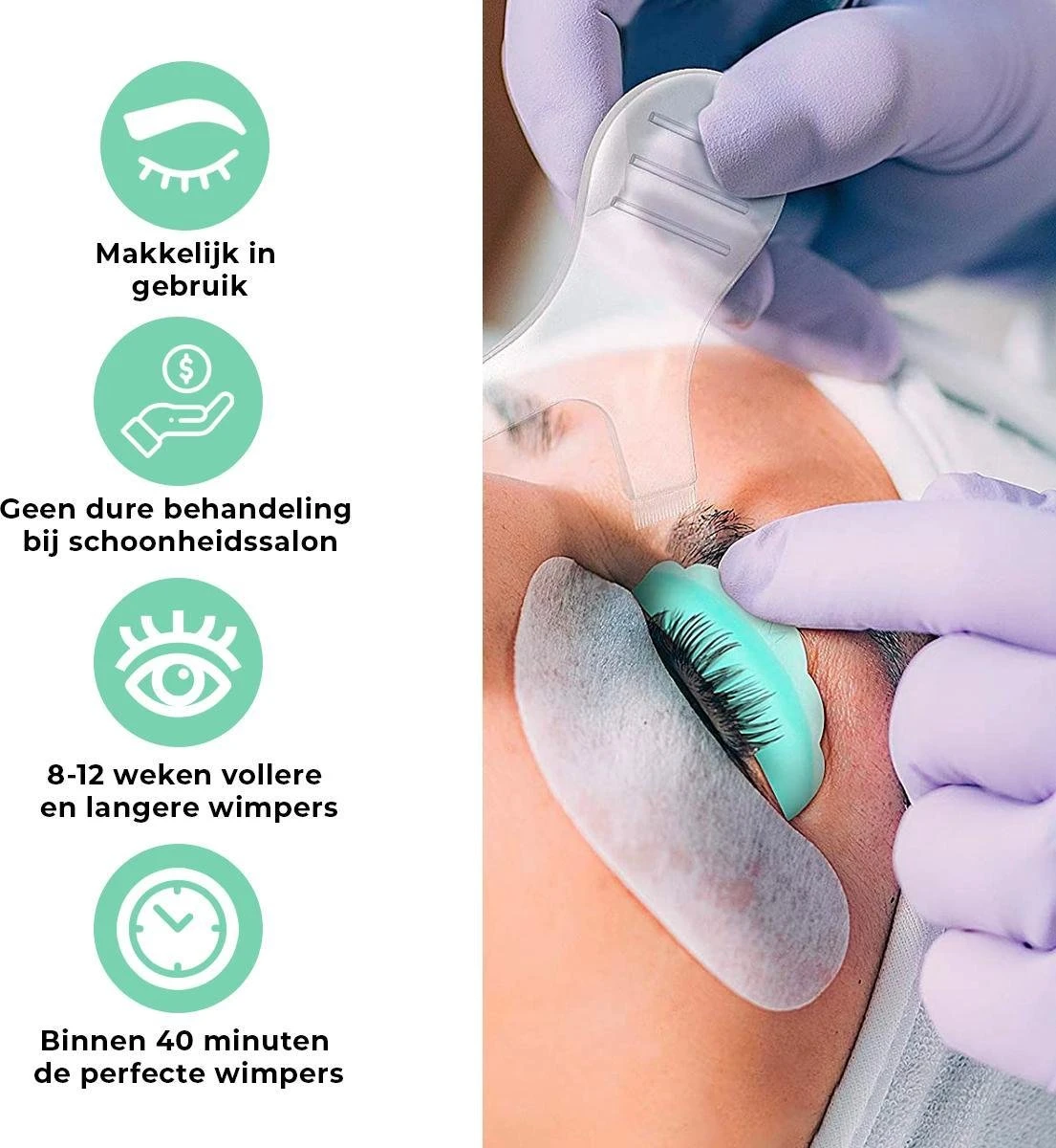 Lash Lift Kit Met Extra Sterke En Snel Drogende Lijm - Vernieuwde Wimperlifting Set - Wimperserums Met Wenkbrauw Gel - Lash Lift Set 4 Lash Lift Kit Met Extra Sterke En Snel Drogende Lijm - Vernieuwde Wimperlifting Set - Wimperserums Met Wenkbrauw Gel - Lash Lift Set - Afbeelding 2