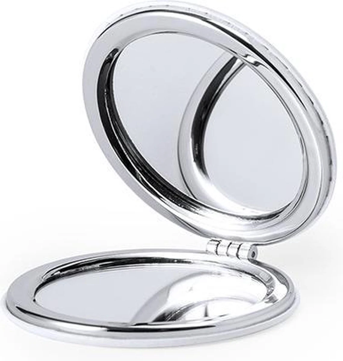 Merkloos Spiegeltje | Mini Spiegel | Zak Spiegel | Make Up Spiegeltje | Dubbele Klapspiegel - Wit 4 Merkloos Spiegeltje | Mini Spiegel | Zak Spiegel | Make Up Spiegeltje | Dubbele Klapspiegel - Wit - Afbeelding 2