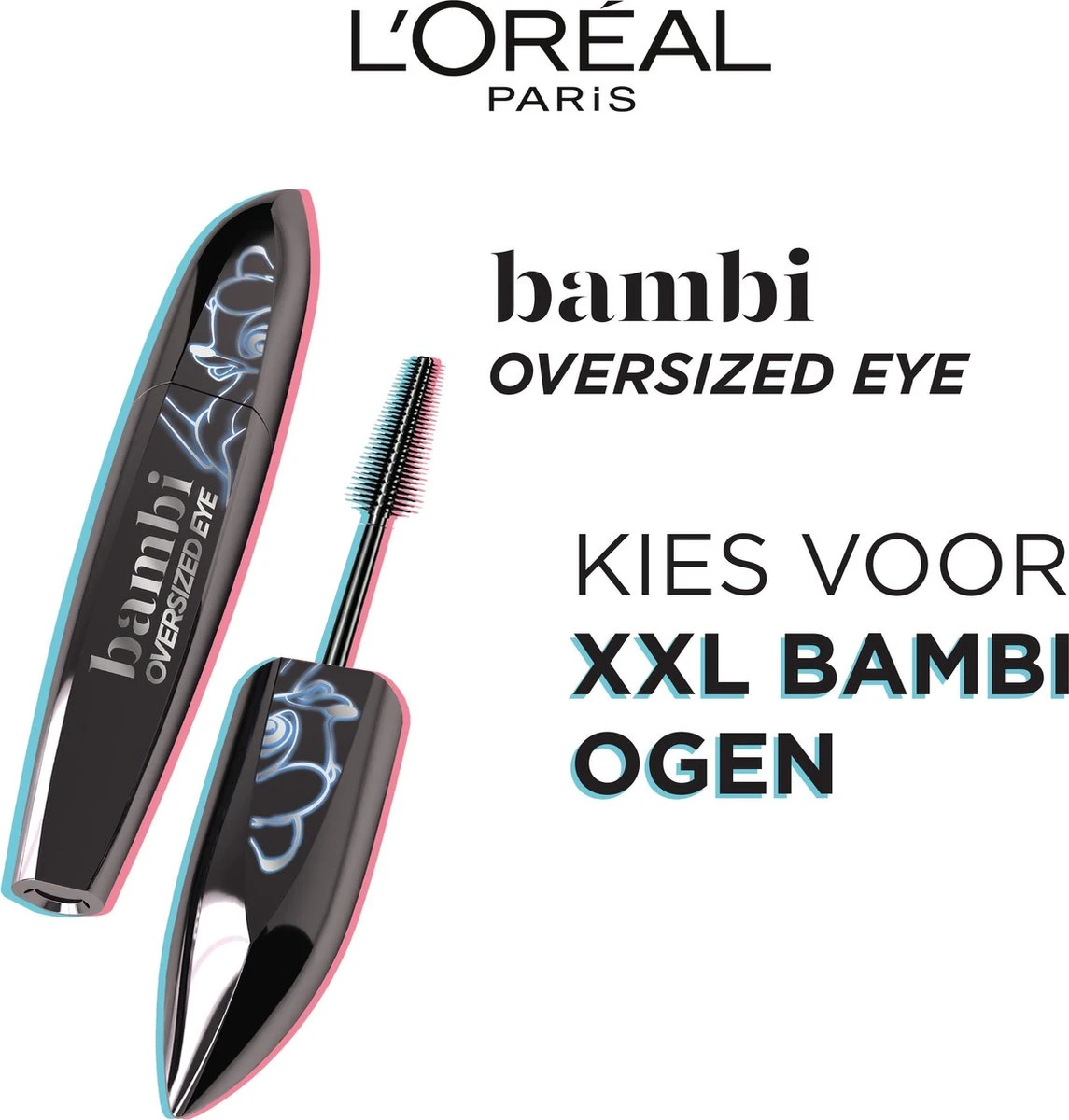L’Oréal Paris Bambi XXL Oversized Eye Mascara - Zwart - Volume & Lengte Mascara - 8.9ml 7 L’Oréal Paris Bambi XXL Oversized Eye Mascara - Zwart - Volume & Lengte Mascara - 8.9ml - Afbeelding 5