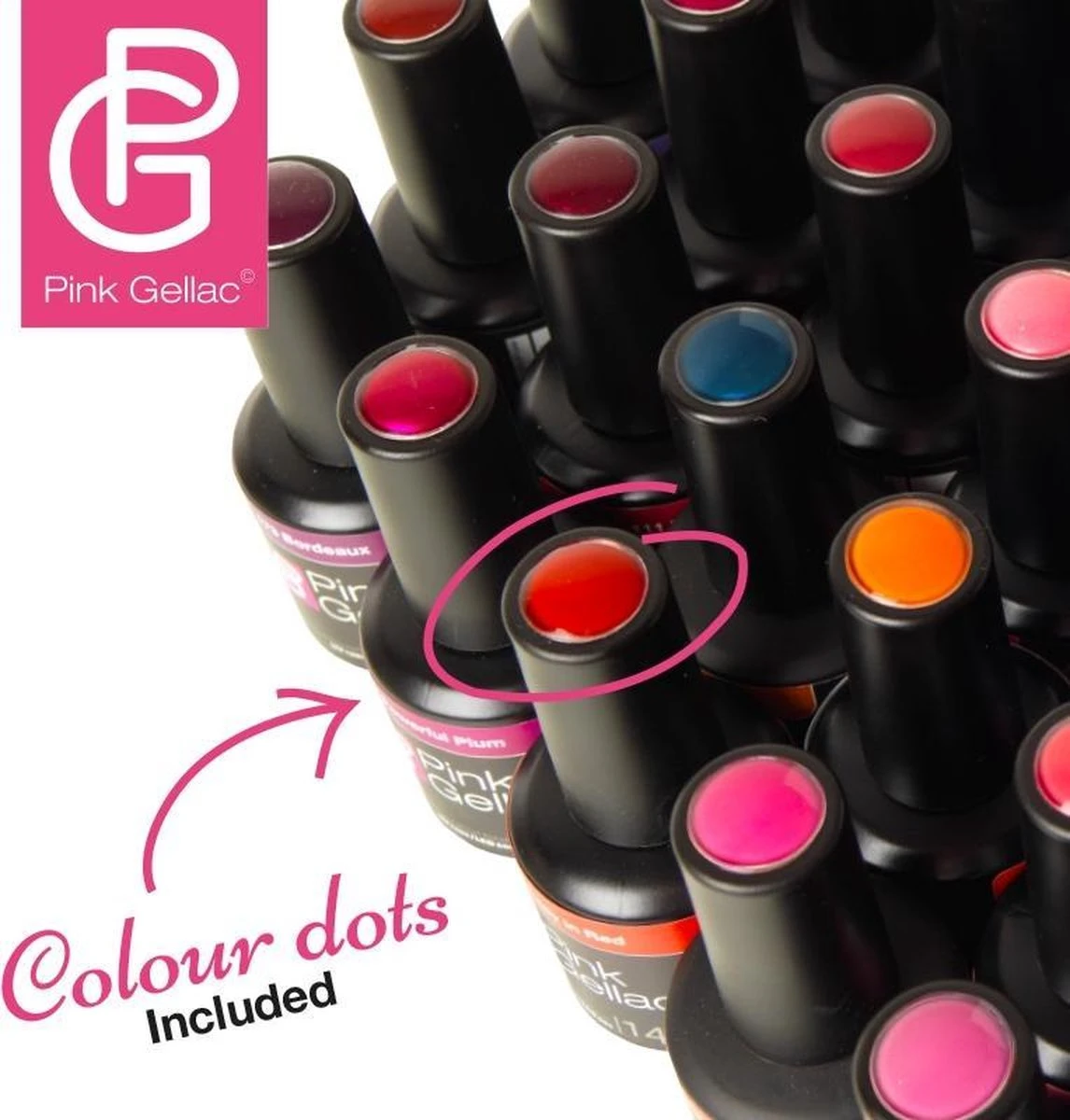 Pink Gellac - Rockstar Red - Gellak - Vegan - Rood - Glanzend - 15ml 9 Pink Gellac - Rockstar Red - Gellak - Vegan - Rood - Glanzend - 15ml - Afbeelding 7