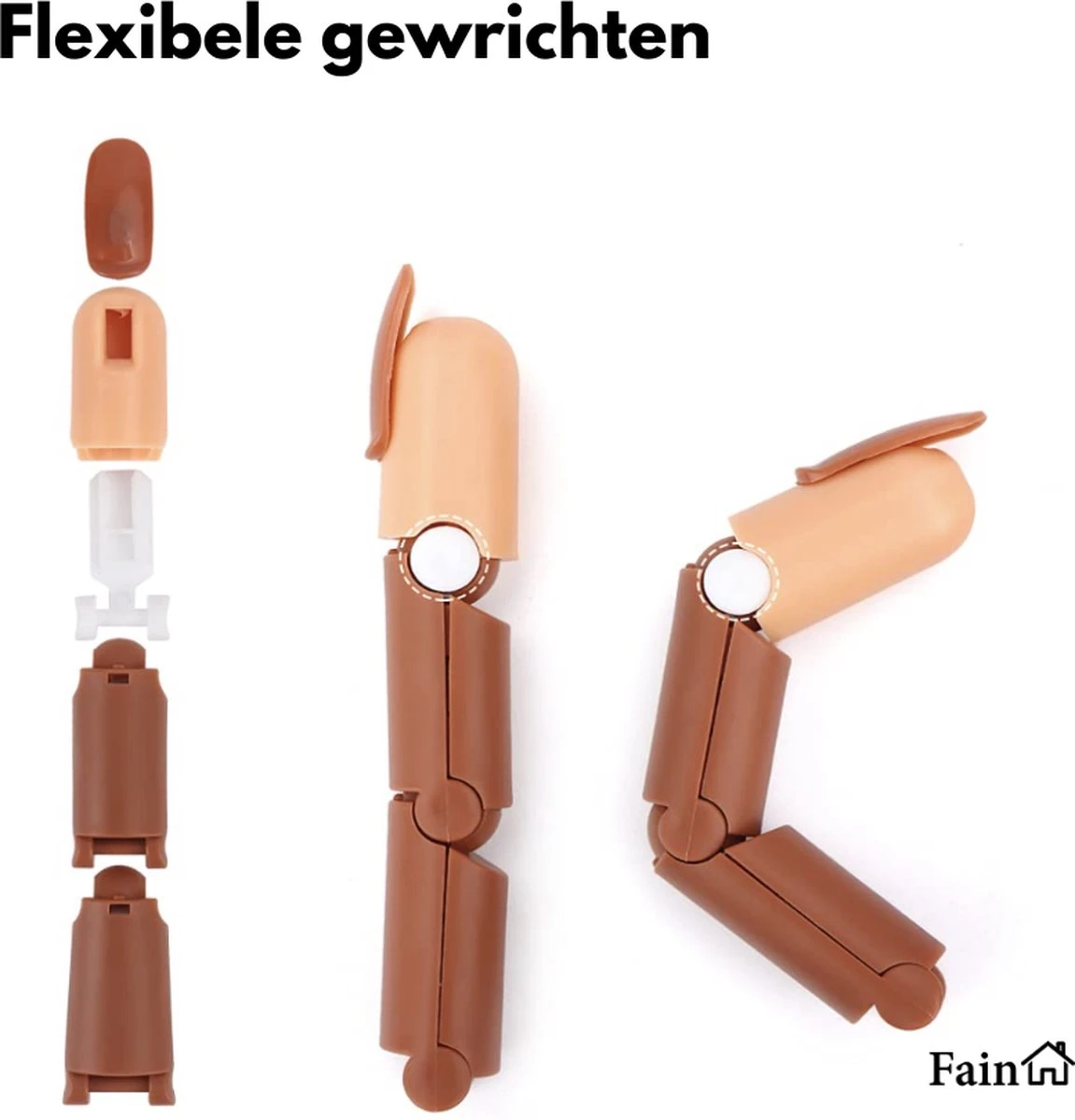 Oefenhand Voor Nagels – Nail Trainer Vinger – All-in-1 Set – Incl. 80 Kunstnagels – Nail Art – Nagel Set – Nail Trainer Hand 10 Oefenhand Voor Nagels – Nail Trainer Vinger – All-in-1 Set – Incl. 80 Kunstnagels – Nail Art – Nagel Set – Nail Trainer Hand - Afbeelding 8