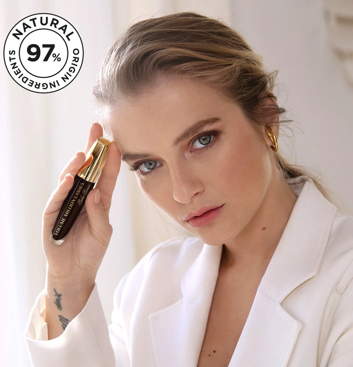 L'Oréal Paris - Volume Million Lashes Balm Brown - Bruin - Verzorgende Volume Mascara - 8.9 Ml 7 L'Oréal Paris - Volume Million Lashes Balm Brown - Bruin - Verzorgende Volume Mascara - 8.9 Ml - Afbeelding 5