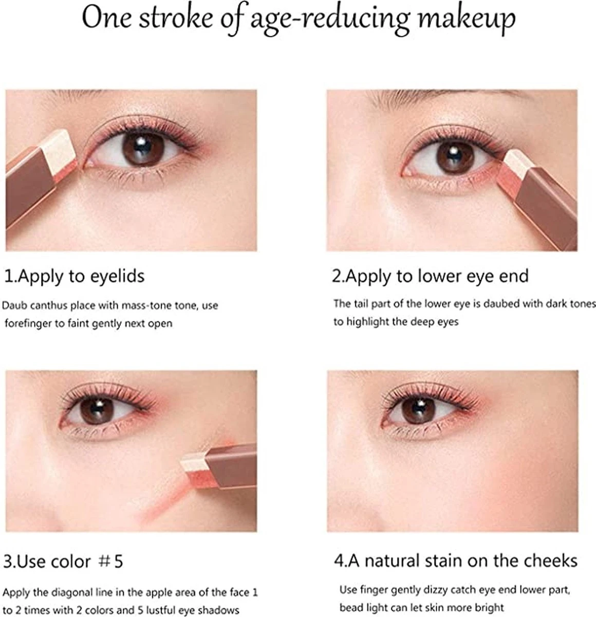 Goods4you Duo Color Gradient Oogschaduw Stick #6 6 Goods4you Duo Color Gradient Oogschaduw Stick #6 - Afbeelding 4