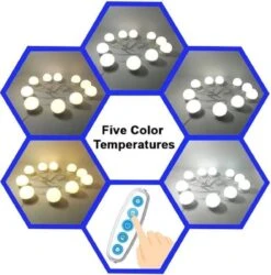 Jumalu Hollywood Spiegellampen – Spiegelverlichting Met 10 LED Lampen – Dimbare Make Up Spiegel Lamp – 4 Meter Kabel 16 Jumalu Hollywood Spiegellampen – Spiegelverlichting Met 10 LED Lampen – Dimbare Make Up Spiegel Lamp – 4 Meter Kabel -Max Factor Winkel 1185x1200 5