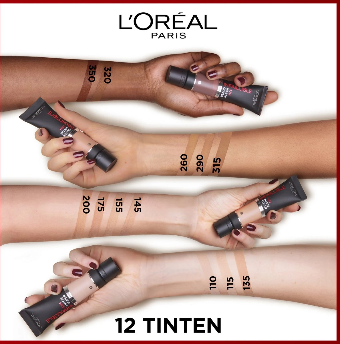 L’Oréal Paris Infallible 32H Matte Cover Foundation - 135 - Foundation Met Een Volledige Dekking En Een Matte Finish - 30 Ml 5 L’Oréal Paris Infallible 32H Matte Cover Foundation - 135 - Foundation Met Een Volledige Dekking En Een Matte Finish - 30 Ml - Afbeelding 3