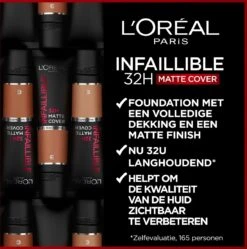 L’Oréal Paris Infallible 32H Matte Cover Foundation - 135 - Foundation Met Een Volledige Dekking En Een Matte Finish - 30 Ml 14 L’Oréal Paris Infallible 32H Matte Cover Foundation - 135 - Foundation Met Een Volledige Dekking En Een Matte Finish - 30 Ml -Max Factor Winkel 1189x1200 6