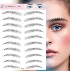 Dermarolling Semi-Permanente Waterproof Wenkbrauw Tattoo Sticker #STM-03