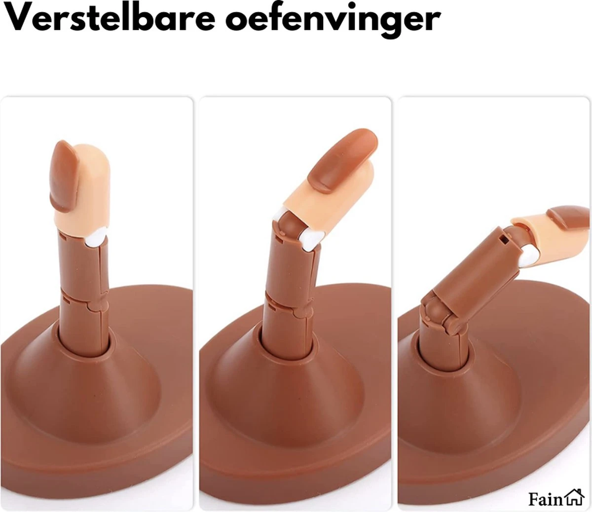 Oefenhand Voor Nagels – Nail Trainer Vinger – All-in-1 Set – Incl. 80 Kunstnagels – Nail Art – Nagel Set – Nail Trainer Hand 12 Oefenhand Voor Nagels – Nail Trainer Vinger – All-in-1 Set – Incl. 80 Kunstnagels – Nail Art – Nagel Set – Nail Trainer Hand - Afbeelding 10