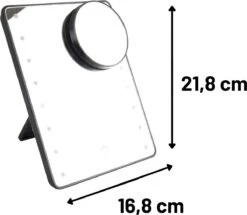 Orange85 Make-up Spiegel - Met Verlichting - LED - Met Vergrootglas - Zwart -Max Factor Winkel 1200x1044 1