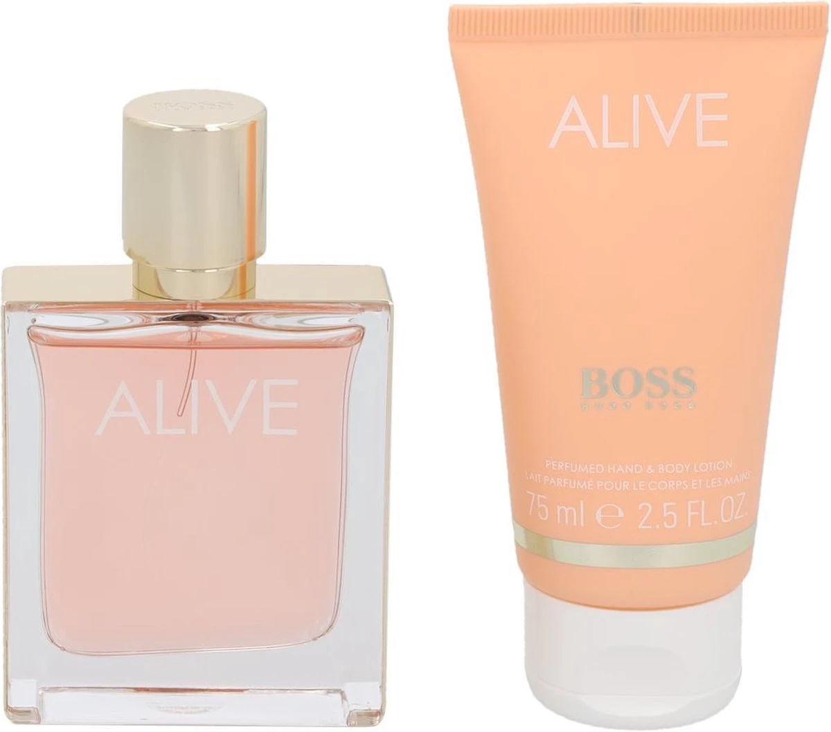 Hugo Boss Alive Geschenkset - 50ml Eau De Parfum + 75ml Bodylotion 6 Hugo Boss Alive Geschenkset - 50ml Eau De Parfum + 75ml Bodylotion - Afbeelding 4