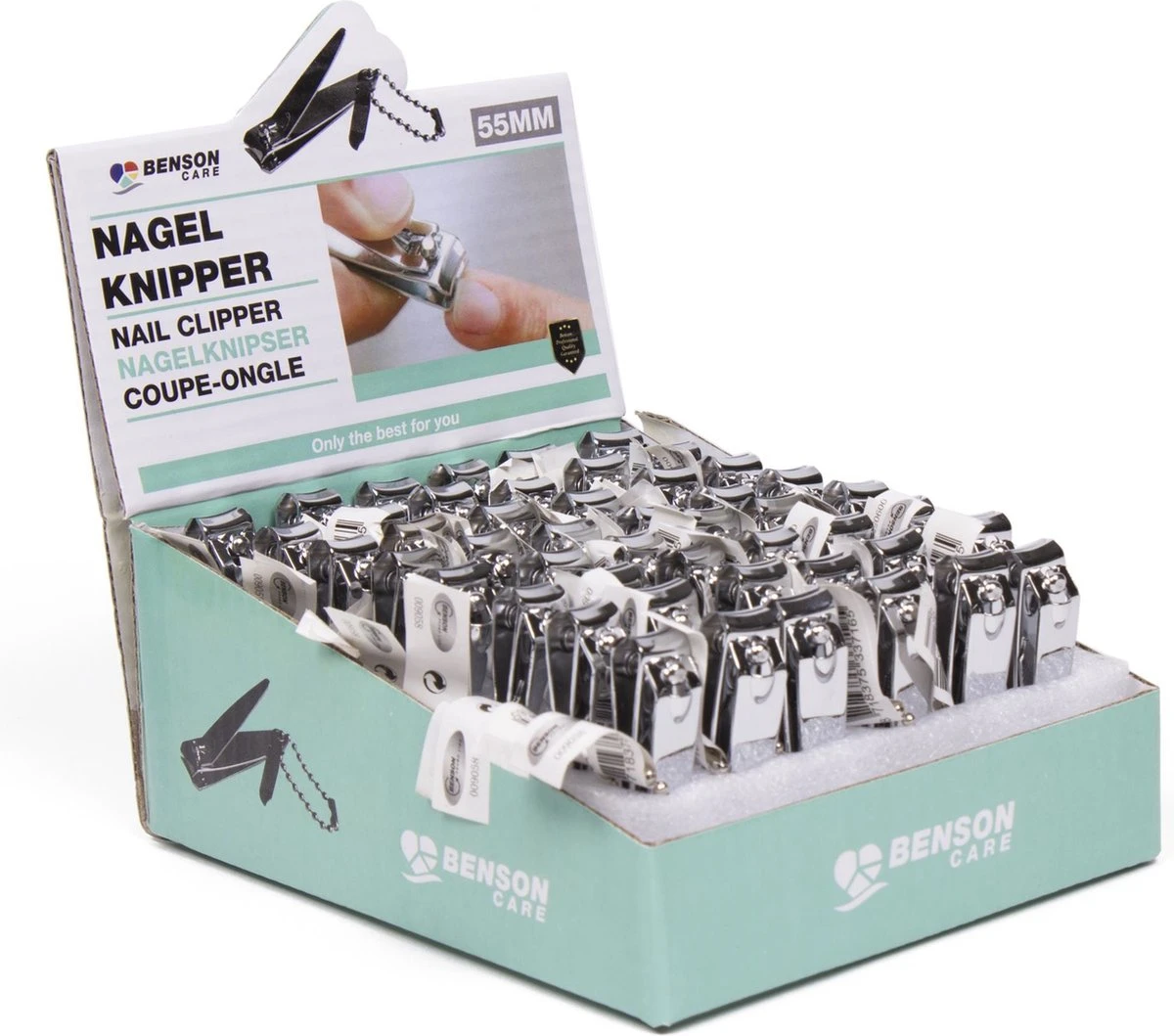 Benson Nagelknipper - Nagelschaartje - Nageltang - 55 Mm - RVS 5 Benson Nagelknipper - Nagelschaartje - Nageltang - 55 Mm - RVS - Afbeelding 3