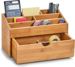 Zeller Present Houten Bureau Organizer - C-04-4-CHout - Sorteervakken & Duurzaam -Max Factor Winkel 1200x1072 3