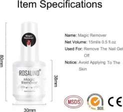 Rosalind Magische Gellak Remover Set - Inclusief Stalen Bokkenpootje - 15 Ml Nail Polish Remover -Max Factor Winkel 1200x1097