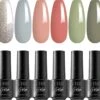 Lovae Cosmetics Gellak - 6-delige Set - Gel Nagellak - Coral Green - Gellac - 8ML -Max Factor Winkel 1200x1111 3