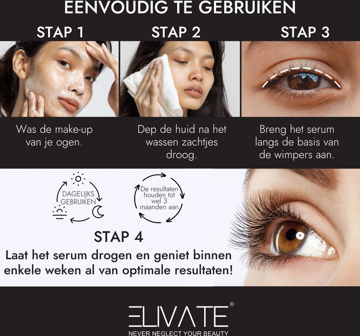 Elivate® Wimperserum 3ml 11 Elivate® Wimperserum 3ml - Afbeelding 9