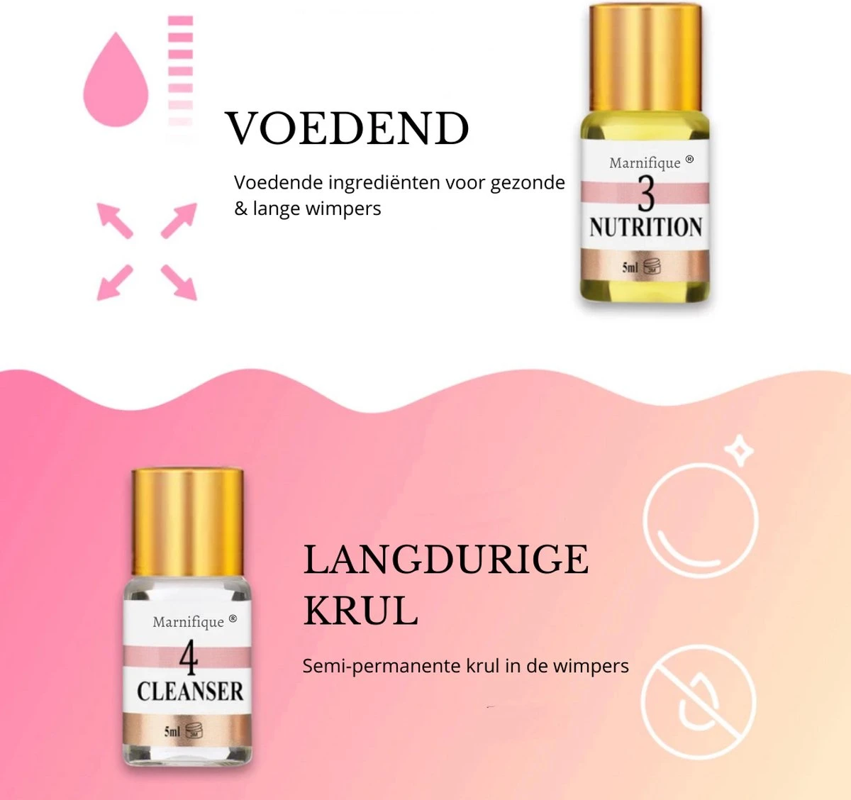 Marnifique® - Professional Lash Lift Kit - Wimper Lift - Inclusief Zwarte Wimperverf - Wimperlifting Set - Brow Lamination - Starterkit - Voor Professioneel Gebruik 6 Marnifique® - Professional Lash Lift Kit - Wimper Lift - Inclusief Zwarte Wimperverf - Wimperlifting Set - Brow Lamination - Starterkit - Voor Professioneel Gebruik - Afbeelding 4