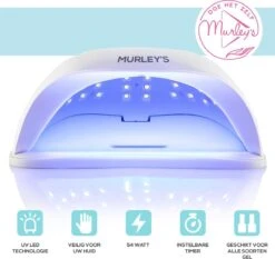 Murley’s Pro Dual Nagellamp Gellak Nageldroger - UV LED Nagel Lamp - 54 Watt - 36 LED’s 12 Murley’s Pro Dual Nagellamp Gellak Nageldroger - UV LED Nagel Lamp - 54 Watt - 36 LED’s -Max Factor Winkel 1200x1134 6