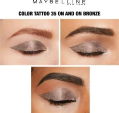 Maybelline Color Tattoo 24H Oogschaduw - 35 On And On Bronze - Bruin 25 Maybelline Color Tattoo 24H Oogschaduw - 35 On And On Bronze - Bruin -Max Factor Winkel 1200x1139 2