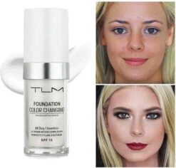 TLM Foundation® Kleurveranderende Foundation - Color Changing Foundation® -Max Factor Winkel 1200x1147