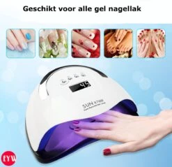 Nageldroger - Nageldrogers - 80 Watt UV LED Lamp Nagels - 45 Leds - Nagellak Droger - UV LED Lamp - Nagellamp - Nail Dryer - Nageldroger Voor Gel Nagellak - Gewone Nagellak - Wit -Max Factor Winkel 1200x1160 8
