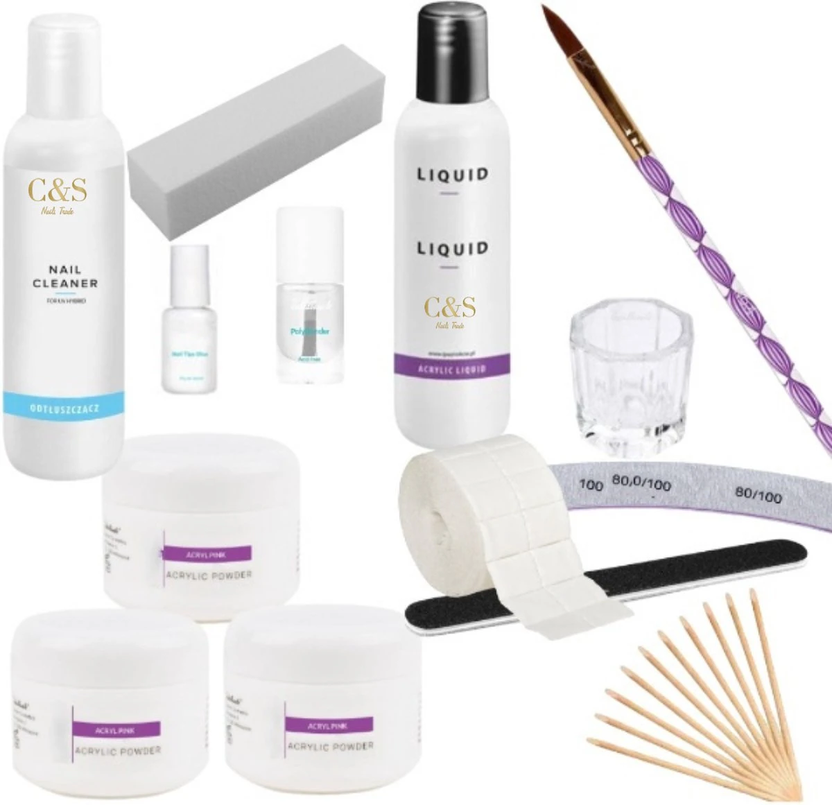 Acryl Set - Acryl Nagels Starterspakket - Nagel Set - Kado Vrouw - Acryl Poeder 4 Acryl Set - Acryl Nagels Starterspakket - Nagel Set - Kado Vrouw - Acryl Poeder - Afbeelding 2