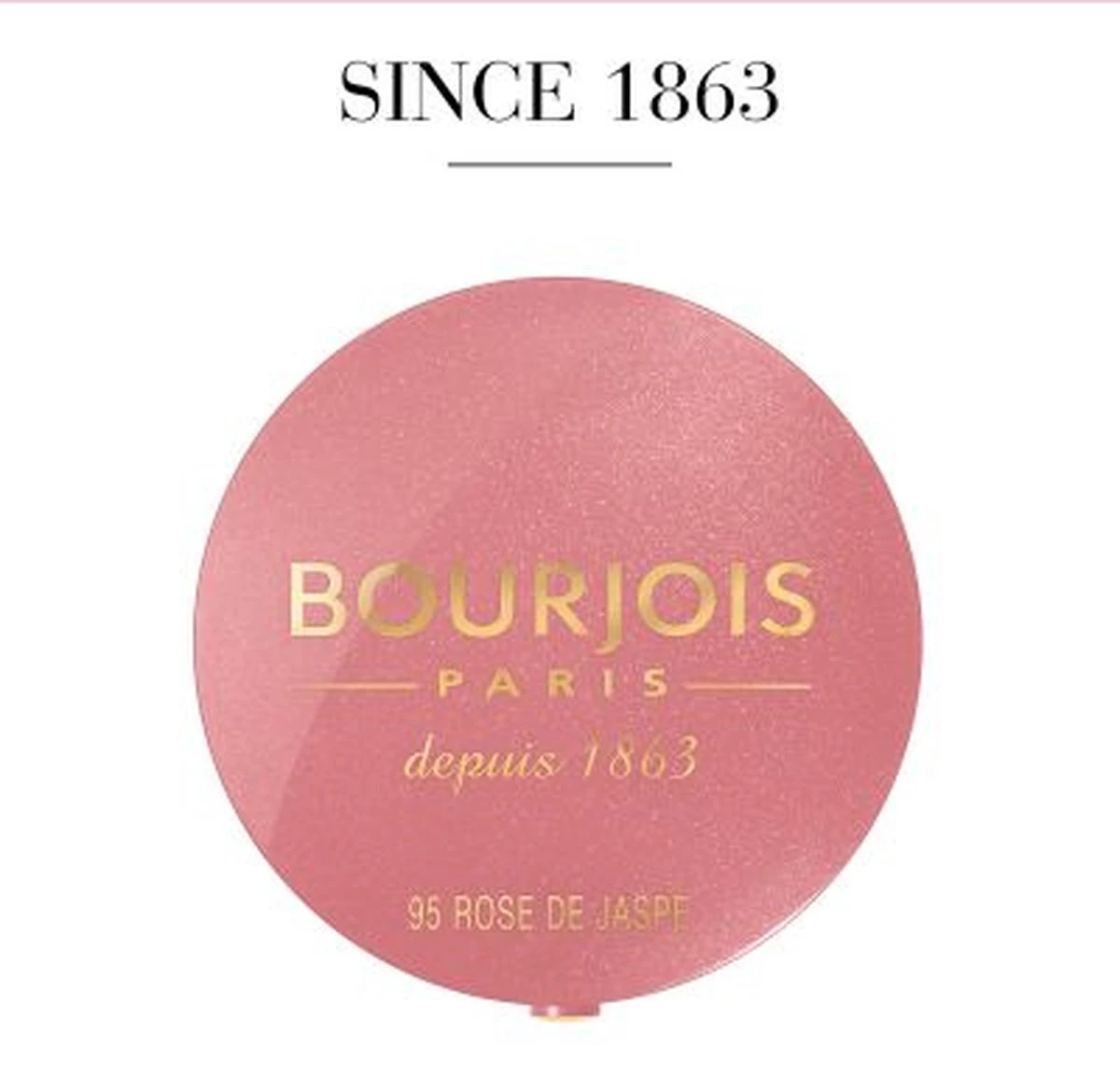 Bourjois Little Rount Pot Blush 095 Rose De Jaspe 6 Bourjois Little Rount Pot Blush 095 Rose De Jaspe - Afbeelding 4