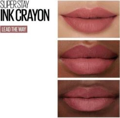Maybelline SuperStay Ink Crayon Matte Lippenstift - 15 Lead The Way -Max Factor Winkel 1200x1176