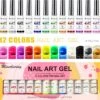 Nail Art Gel - Fine Liner Gel - 12 Stuks - UV/LED Gel - Gellak - Nagel Gellak - UV/LED Lamp - UV/LED Nageldroger - Gelnagels - Nepnagels - Acrylnagels - Tekenpenseel Nagels - Professioneel - Hoge Kwaliteit -Max Factor Winkel 1200x1177 7