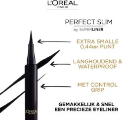 L’Oréal Paris Superliner Perfect Slim - Intense Black - Zwarte Pen Eyeliner - 4.7 Ml -Max Factor Winkel 1200x1181 5