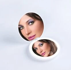 Led-verlichte Oplaadbare Compacte Make-up Spiegel Rond |1 X 2 X Vergroting | Make-upspiegel | Zakspiegel | Handspiegel | Reisspiegel | Dimbaar|als Cadeau | USB-lader | Rond | Zwart 15 Led-verlichte Oplaadbare Compacte Make-up Spiegel Rond |1 X 2 X Vergroting | Make-upspiegel | Zakspiegel | Handspiegel | Reisspiegel | Dimbaar|als Cadeau | USB-lader | Rond | Zwart -Max Factor Winkel 1200x1186 3