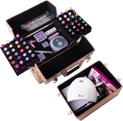 Koffer Groot 3D Gold Met Opbergvakken 8 Koffer Groot 3D Gold Met Opbergvakken -Max Factor Winkel 1200x1187 1