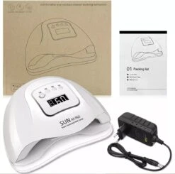 Merkloos Professionele UV Nagellamp Voor Gel Nagellak - Sun X5 Plus 80W 36 Leds - Geschikt Gellak - Gel Nagellak Droger -Max Factor Winkel 1200x1188 6