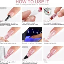 Royala POG4 Professionele Poly Gel Kit – Premium Quality – 8 Kleuren Polygel - Dual Molds Nagelvormen - Polygel Pakket - Topcoat Basecoat - Incl. 36 Watt LED Nageldroger - Poly Acryl Nagels - Nail Art Pakket - Starterspakket - Gel Lak -Max Factor Winkel 1200x1193 5