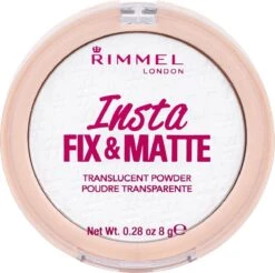 Rimmel London Insta Fix & Matte Make-uppoeder - 01 Clear