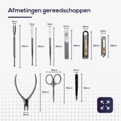 Skeraxo 8-delige Luxe Verschillende Tools - Professioneel Manicure Set & Pedicureset Met Nagelvijl & Nageltang – Behandeling Nagels En Huid 19 Skeraxo 8-delige Luxe Verschillende Tools - Professioneel Manicure Set & Pedicureset Met Nagelvijl & Nageltang – Behandeling Nagels En Huid -Max Factor Winkel 1200x1197 36
