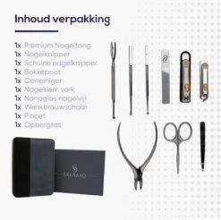 Skeraxo 8-delige Luxe Verschillende Tools - Professioneel Manicure Set & Pedicureset Met Nagelvijl & Nageltang – Behandeling Nagels En Huid 22 Skeraxo 8-delige Luxe Verschillende Tools - Professioneel Manicure Set & Pedicureset Met Nagelvijl & Nageltang – Behandeling Nagels En Huid -Max Factor Winkel 1200x1197 38