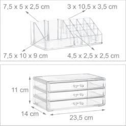 Relaxdays Make-up Organizer Klein - Stapelbaar - Sieradendoosje - Cosmetica - Opbergbox - Doorzichtig 32 Relaxdays Make-up Organizer Klein - Stapelbaar - Sieradendoosje - Cosmetica - Opbergbox - Doorzichtig -Max Factor Winkel 1200x1198 36
