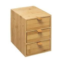 Five® Bamboe Bakjes Met 2 Lades - Hout - Duurzaam - 2 Lades (25 X 14,5 X 20) -Max Factor Winkel 1200x1200 1019