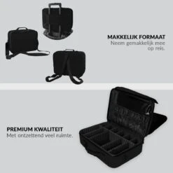 Cosmetica Koffer - Make-up Koffer Met Verstelbare Vakken - Visagie En Nagelstyliste Beauty Koffer - 40x30x14CM -Max Factor Winkel 1200x1200 1083