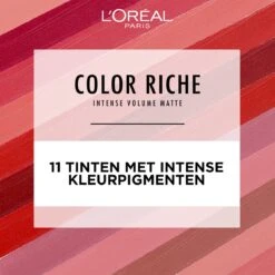 L'Oréal Paris - Color Riche Intense Volume Matte Lipstick- 336 Le Rouge Avant-Garde - Lippenstift Rood -Max Factor Winkel 1200x1200 115