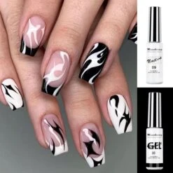 Nail Art Gel - Fine Liner Gel - 12 Stuks - UV/LED Gel - Gellak - Nagel Gellak - UV/LED Lamp - UV/LED Nageldroger - Gelnagels - Nepnagels - Acrylnagels - Tekenpenseel Nagels - Professioneel - Hoge Kwaliteit -Max Factor Winkel 1200x1200 1199