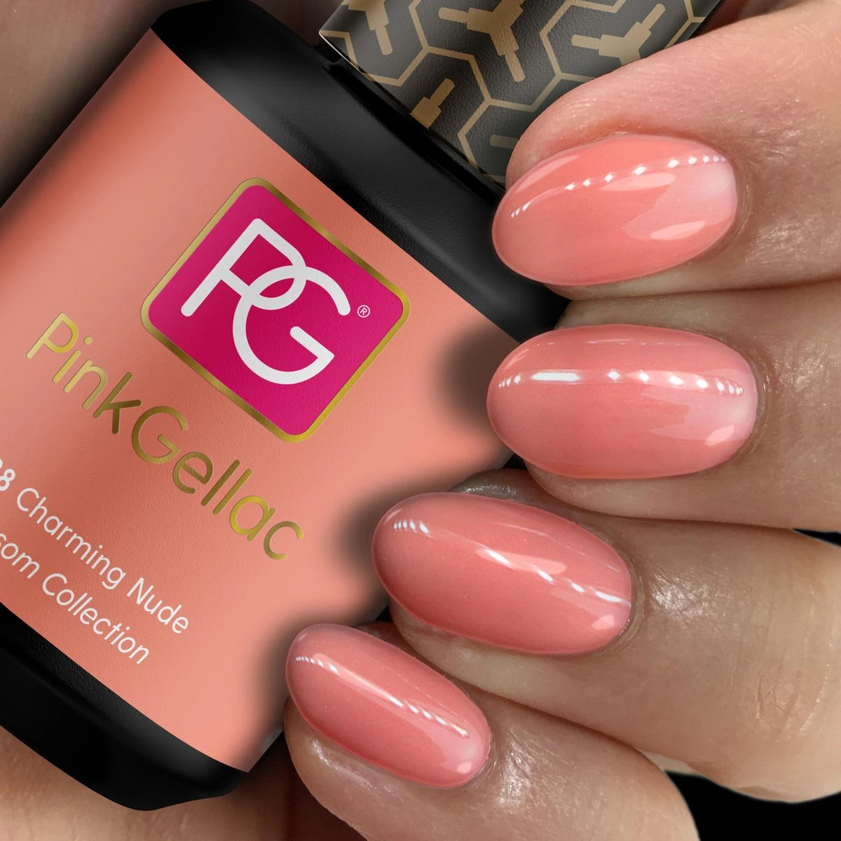 Pink Gellac - Charming Nude - Gellak - Vegan - Nude - Glanzend - 15ml 3 Pink Gellac - Charming Nude - Gellak - Vegan - Nude - Glanzend - 15ml