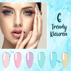 Luneya Gellak - Vivid Vibes Edition - 6-Delige Gellak Starterspakket - Gel Nagellak -Max Factor Winkel 1200x1200 1273